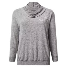 TORRID Plush Snowflake Grey Heather Pullover Tunic Sweatshirt NWT Size 2X