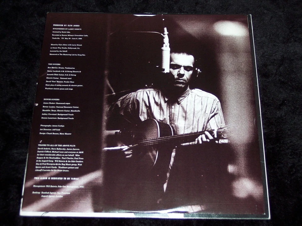 JOHN HIATT & HIS ACCLAIMED "SLOW TURNING", ORIG. MINT- NON SEALED PROMO LP FIND! - Image 4 of 4