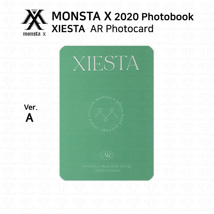 MONSTA X 2020 Photobook Xiesta Version AR Photocard Kihyun Jooheon