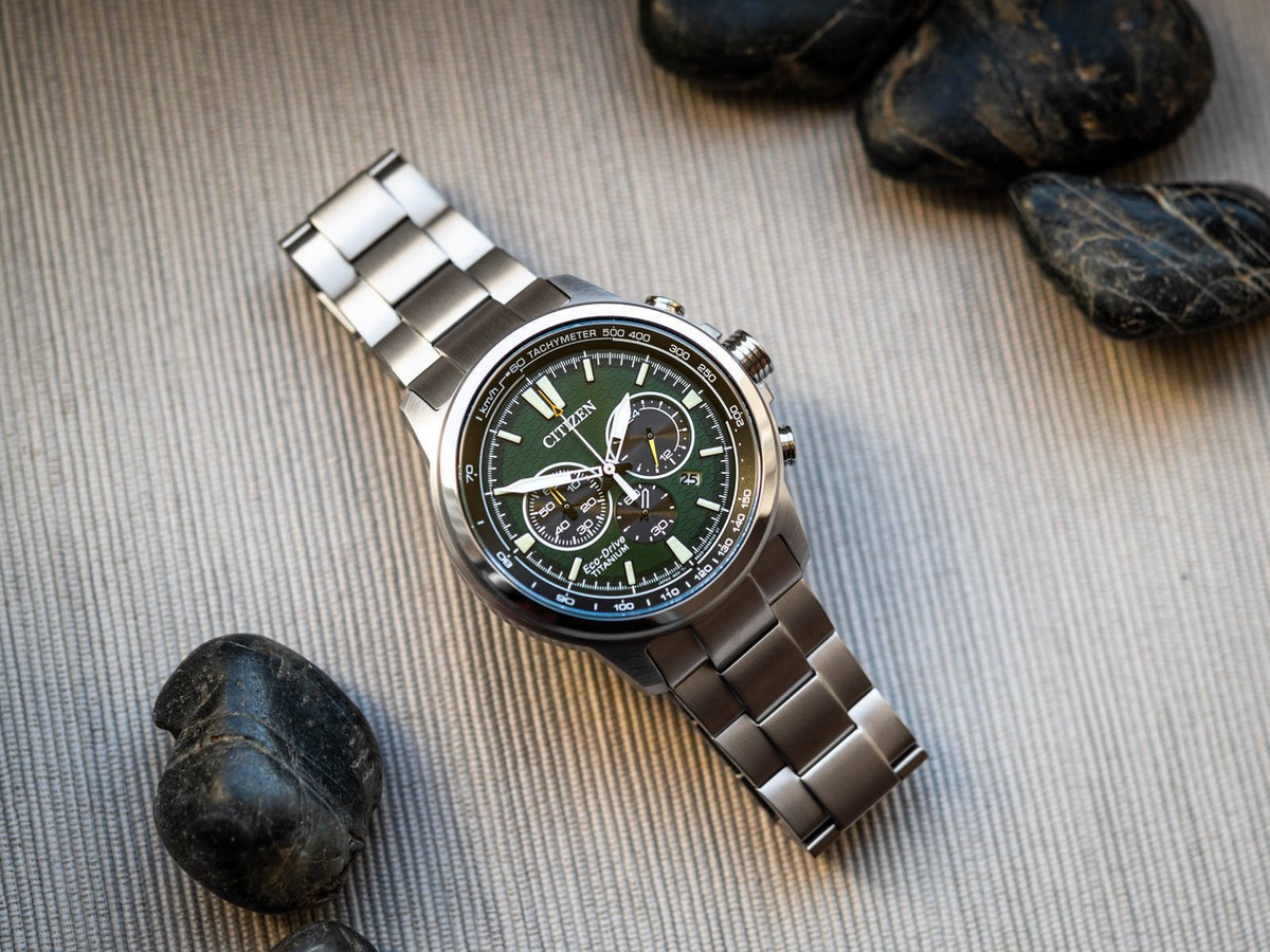 Citizen CA4570-88X Eco-Drive Titanium Chronograph Mens Watch JP | eBay