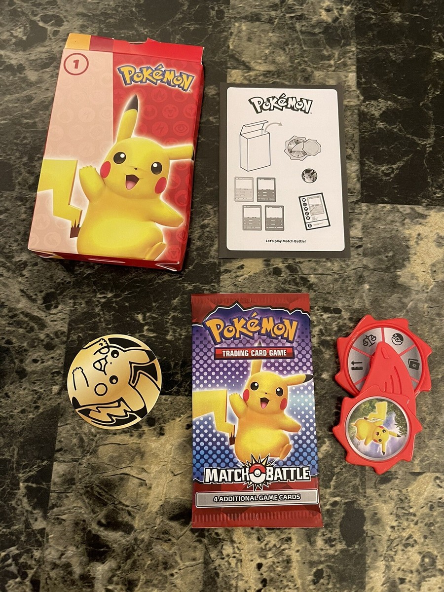 2022 McDONALD'S Pokemon Match Battle Cards TCG HAPPY MEAL TOYS