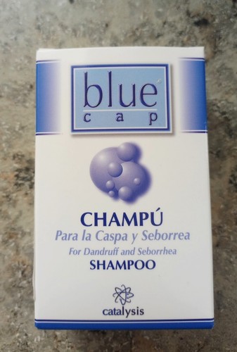 Champú gorra azul para cabello dañado cuero cabelludo caspa seborrea del cuero cabelludo 400 ml - Imagen 4 de 5