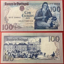 Portugal 1981 100 Escudos Manuel M. B. du Bocage P-178b Sig 2 GEM UNC US-Seller