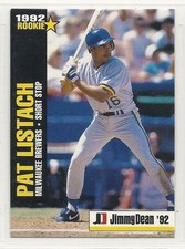 1992 Jimmy Dean Rookies - #2 - Pat Listach - Milwaukee Brewers