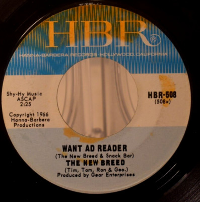 The New Breed   Want Ad Reader / One More For The Good Guys