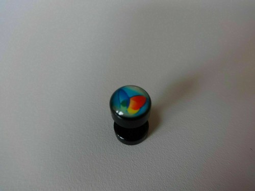 1 Paar Acryl Plug Ø 8mm football futebol Jaguar Gift Windows Mohn Libelle Zebra - Bild 9 von 36