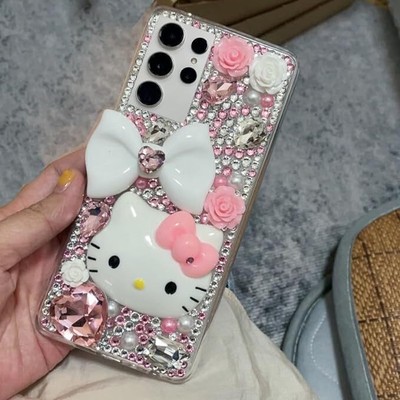 Bling 3D Hello Kitty Crystal Diamond Case For iPhone 17 16 15 14 13 12 Pro  Max | eBay