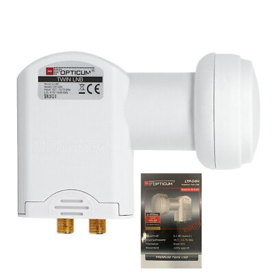 Opticum Premium TWIN LNB 2 Teilnehmer 2 Ausgänge Full HD  Satellit