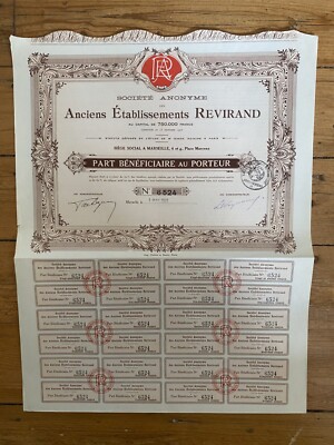 Deco (Art Nouveau) = Anciens Ets REVIRAND (MARSEILLE 13) (I)