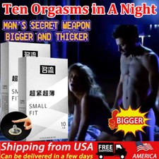 50PCS Small Size Ultra Thin Latex Condom for Men Sex Products Tight Condoms 45mm