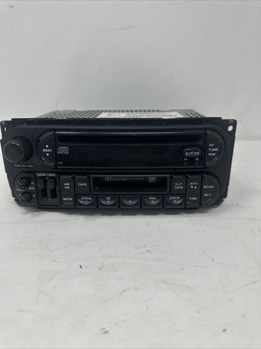 2002 Dodge Chrysler Durango P05064300AC Car Stereo CD /Cassette /AM/ FM Radio - Picture 10 of 10