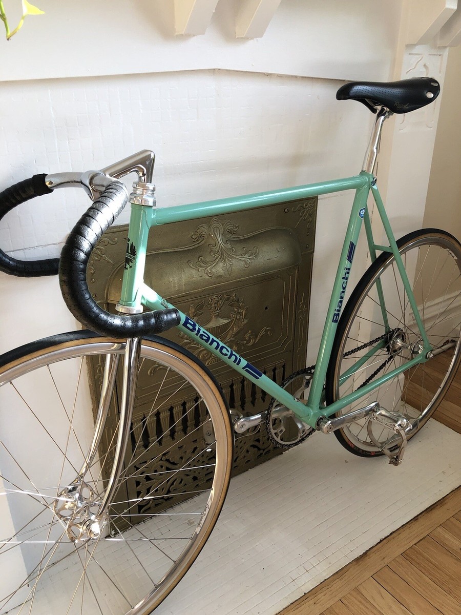 Bianchi Celeste track bike Campagnolo C-Record sheriff Star 57 Cm