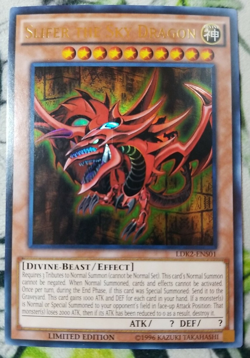 Slifer the Sky Dragon LDK2-ENS01 Ultra Rare Limited Edition