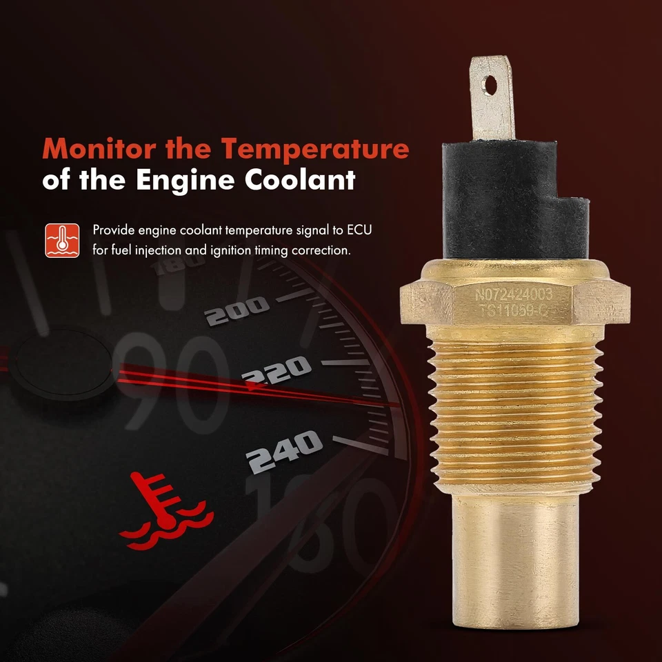 Sensor de temperatura del refrigerante del motor para Chevrolet Blazer Suburban GMC C25 Jimmy Foto 2 de 4