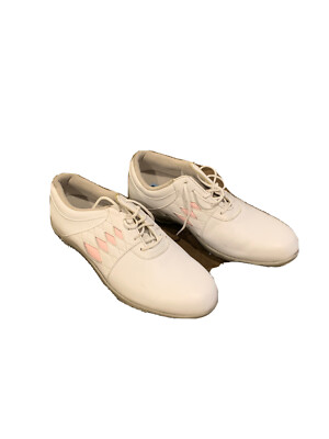 ※m FootJoy Womens Golf Shoes Size 9.5 M Summer Series White & Pink