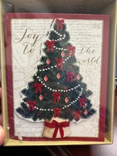 Set Of 18 Cards And Envelopes Christmas Tree Cards