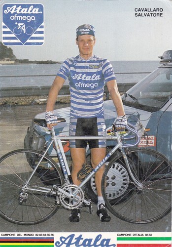 Cycling/Cyclisme Postcard Cavallaro Atala Ofmega years'80 Orig. | eBay