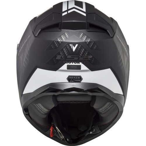 LS2 Motorrad Helm Gr. M Vector II 2 Splitter FF811 schwarz-weiß - Bild 5 von 6