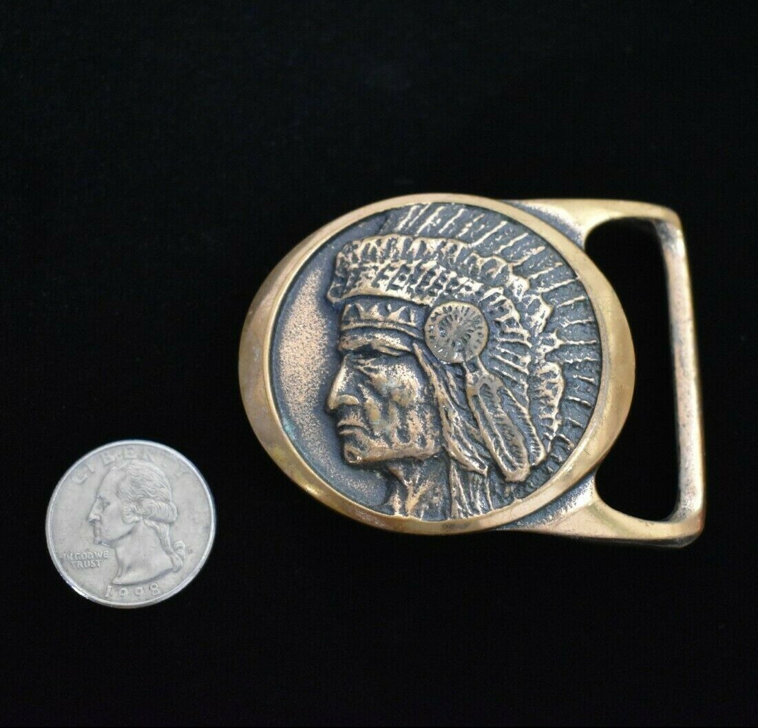 Tech Ether Guild "Cheyenne" Solid Brass Vintage H… - image 3