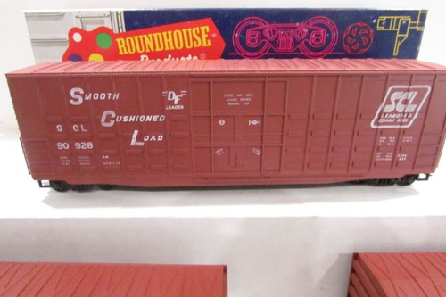 Ho Scale Roundhouse (3) Assorted 50' Box Cars Seaboard Coast Line Lot#3387 - Picture 2 of 5