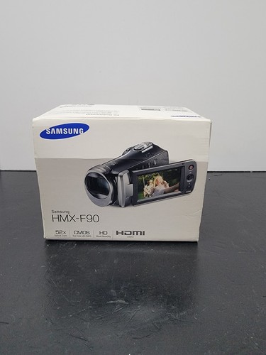 Samsung HMXF90  White HD Camcorder  HDMI, 52X, New Open Box No Charger + Cord - Picture 9 of 10