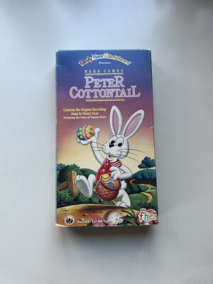 Here Comes Peter Cottontail VHS Tape 1990 F.H.E. Easter