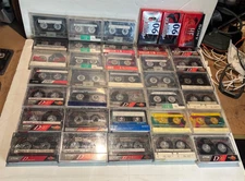 Lot Of 36 Normal Bias New & Used Cassette Tapes: Maxell, Sony, TDK