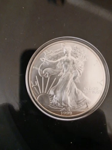 1999-P Walking Liberty 1oz American Eagle Silver Dollar .999 Fine Silver Coin