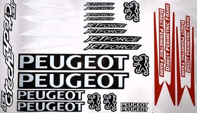 Peugeot Jet Force C Tech grau Factory DEKOR DECAL Aufkleber