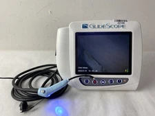 Verathon GlideScope Video Laryngoscope Monitor w/ 0570-0306 Baton & Power Supply