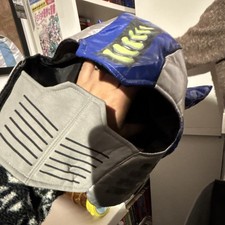 H&M Silver Robot Helmet Fancy Dress One Size Padded Polyester Futuristic