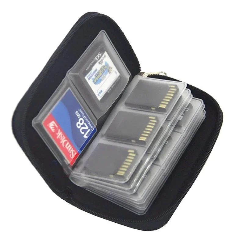 22 Slots Memory Card Storage Bag Carrying Case Holder Wallet for Cf/Sd/Micro SD/ - Picture 1 of 12