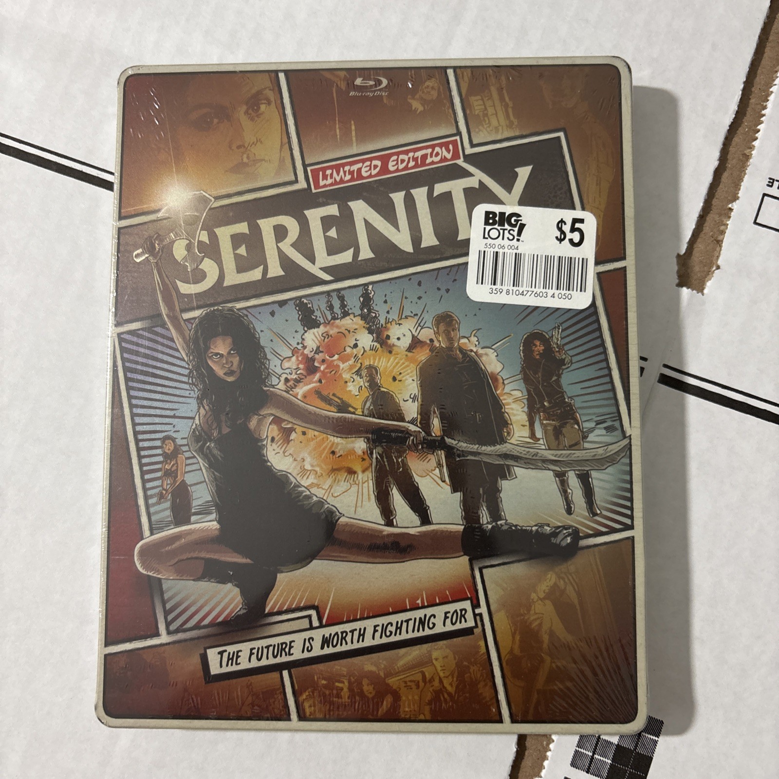 SERENITY Limited Edition Steelbook  (Blu-Ray + DVD, 2005) *SEALED* (A3)