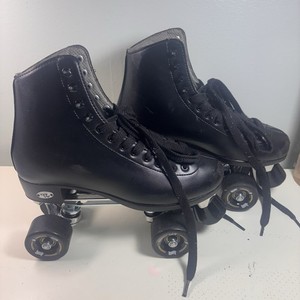 Riedell RW Wave Roller Skates Black Riedell Indoor/Outdoor Size 6 Adult Skates