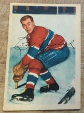 PARKHURST 1953-54 #32 EMILE BUTCH BOUCHARD MONTREAL CANADIENS