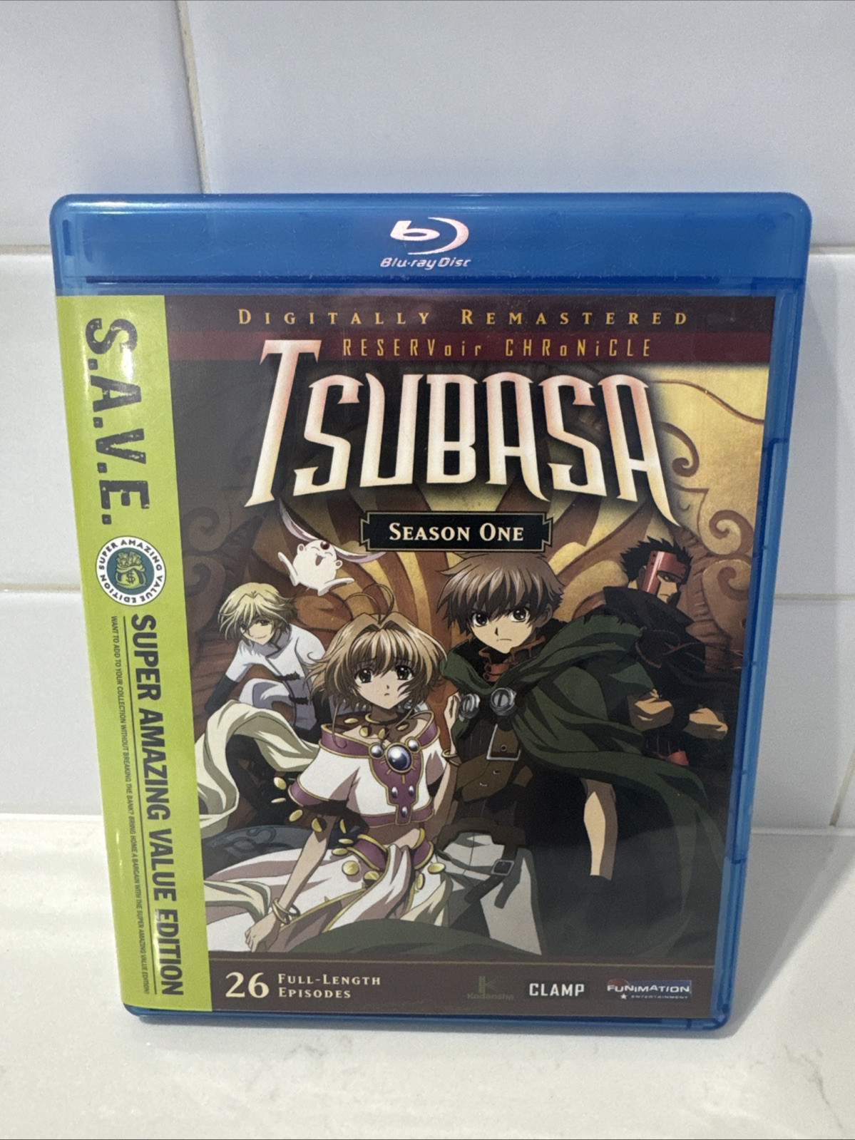 Reservoir Chronicle Tsubasa Season 1 One Blu-ray 3 Discs 26 Episodes Reversible