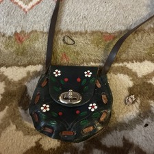 mexican tooled leather purse