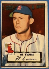 1952 Topps #152 Al Evans’s Red Back