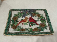 Double-Sided Tapestry Pillow Cardinal Birds Collection ETC.