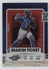 2021 Panini Contenders Season Ticket Optic Red Wave Prizm Salvador Perez #18 0q3