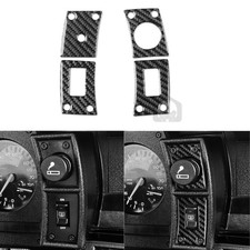 Carbon Fiber Speedometer Side Button Cover Trim For Chevrolet Camaro 1982-92 Carbon Fiber Speedometer Side Button Cover Trim For Chevrolet Camaro 1982-92