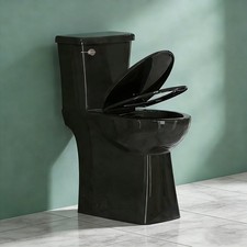21" Tall Toilet Elongated Bowl Single Flush 1.28 GPF for Seniors Tall Person