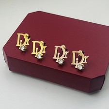 Metal Enamel Pearl Women's Earrings Birthday Gift Earrings