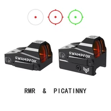 Swampfox Kingslayer RED Dot RED / GREEN Circle Dot Sight 1x22 3MOA RMR Picatinny