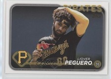 2024 Topps Series 2 Golden Mirror Image Variation Liover Peguero #542 1ja4