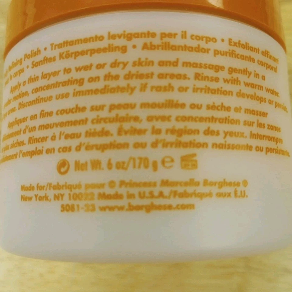 Borghese Fango Body Refining Polish, 6 oz Exfoliant Affiant Pour Le Corps - Image 3 of 4