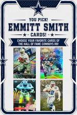 YOU PICK! Emmitt Smith Cards! Choose Your Car...