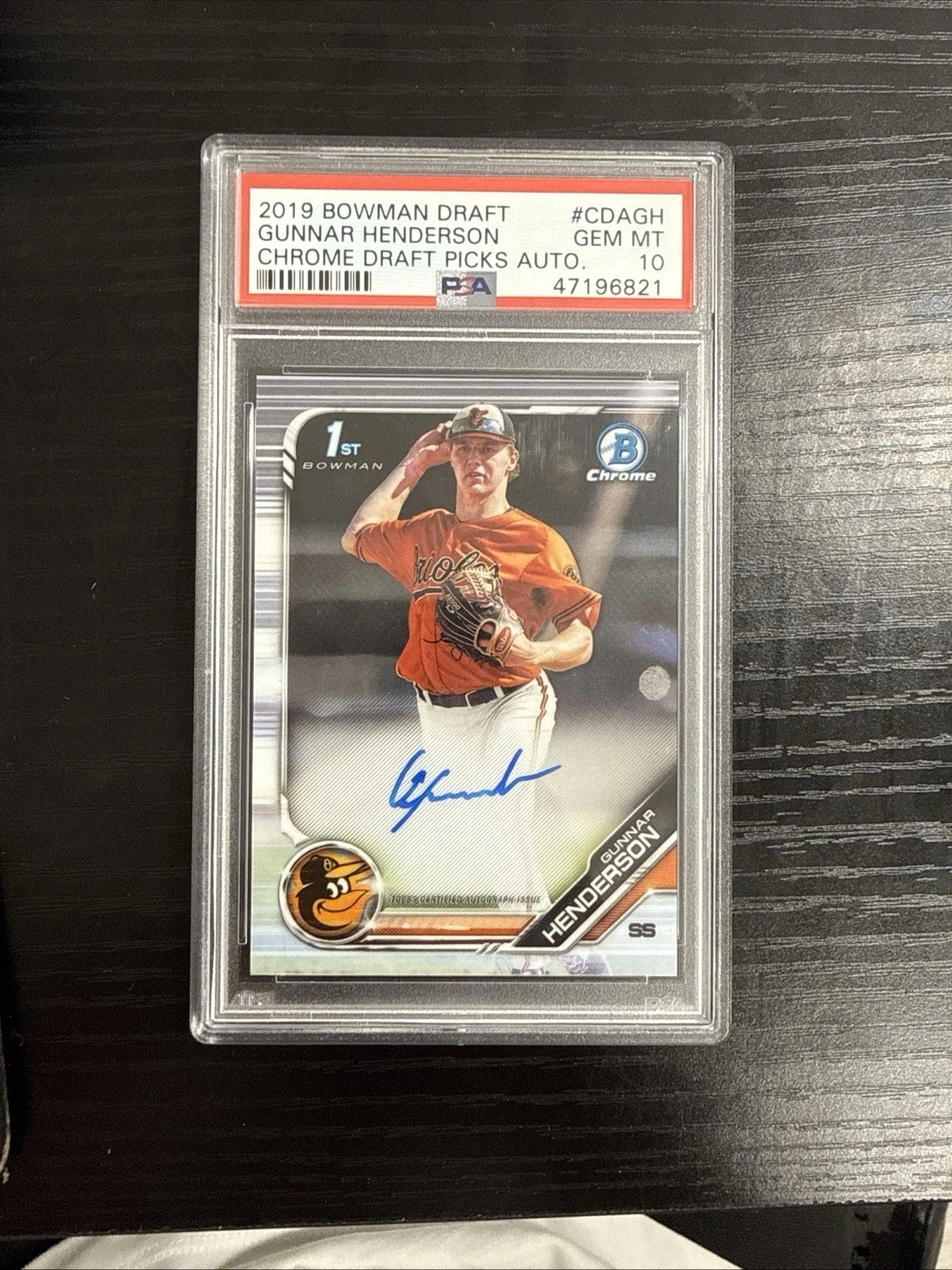 Gunnar Henderson Bowman Chrome PSA 10