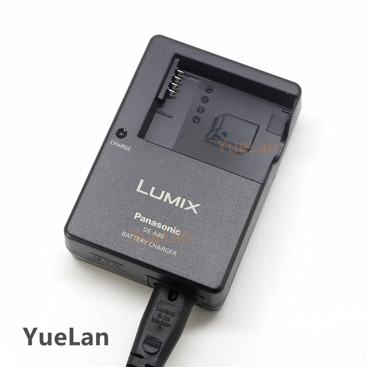 Chargeur de batterie pour appareil photo numérique Panasonic Lumix DMC-TZ5 (110/220 V avec voiture et adaptateurs EU) – chargeur de remplacement pour la batterie Panasonic CGA-S007
