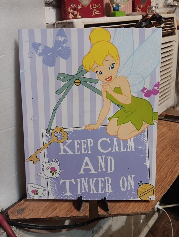 Tinkerbell Disney Fairies Lot Of 4 3-Ring Folders Rare!!(Unpunched)